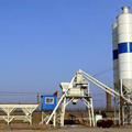 Precast HZS25 concrete batching plant